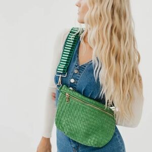 Westlyn Woven Bum Bag (VIRAL BAG)- Emerald